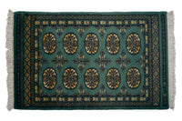 Bukhara Persian Rug, 65 x 100 cm