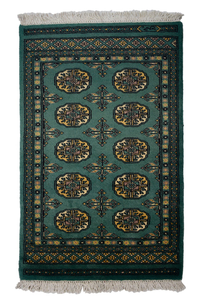 Bukhara Persian Rug, 65 x 100 cm (New Arrival)
