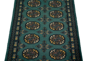 Bukhara Persian Rug, 65 x 100 cm