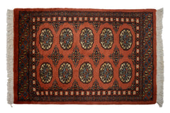 Bukhara Persian Rug, 65 x 93 cm (New Arrival)