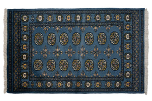 Bukhara Persian Rug, 96 x 155 cm