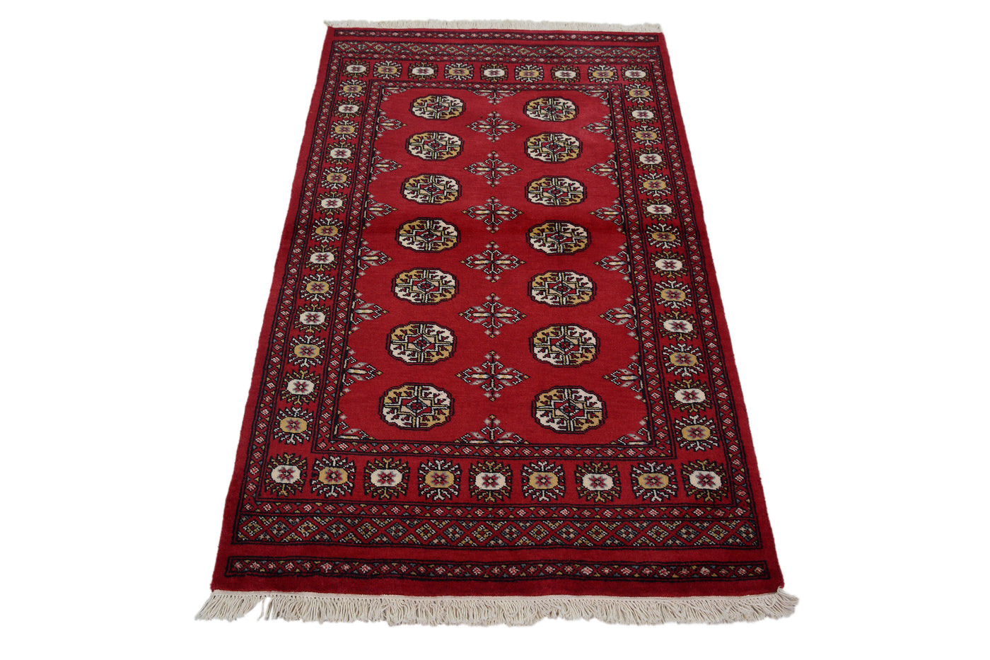 Bukhara Persian Rug – Sangria Emblem