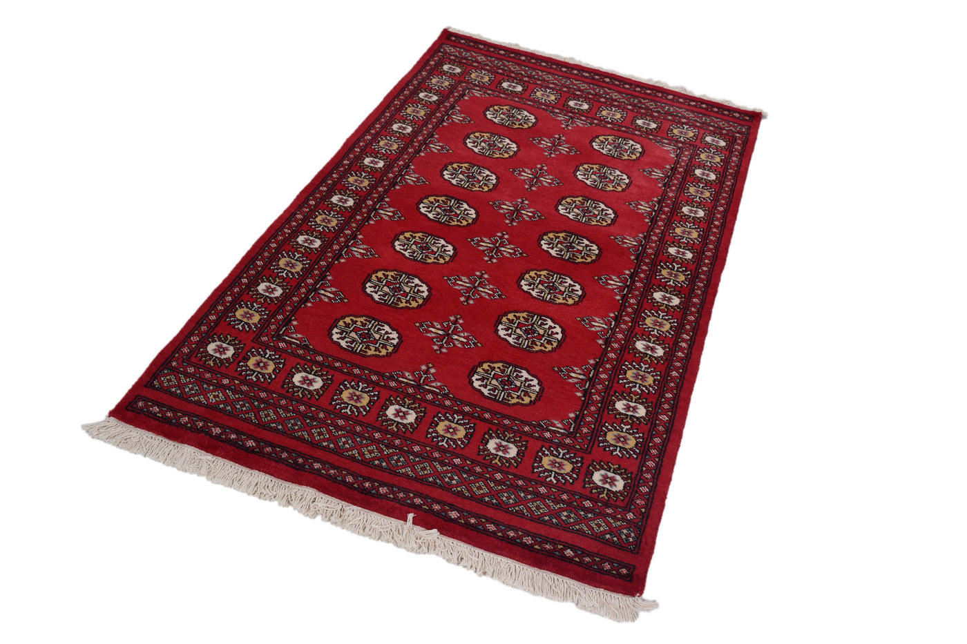 Bukhara Persian Rug – Sangria Emblem