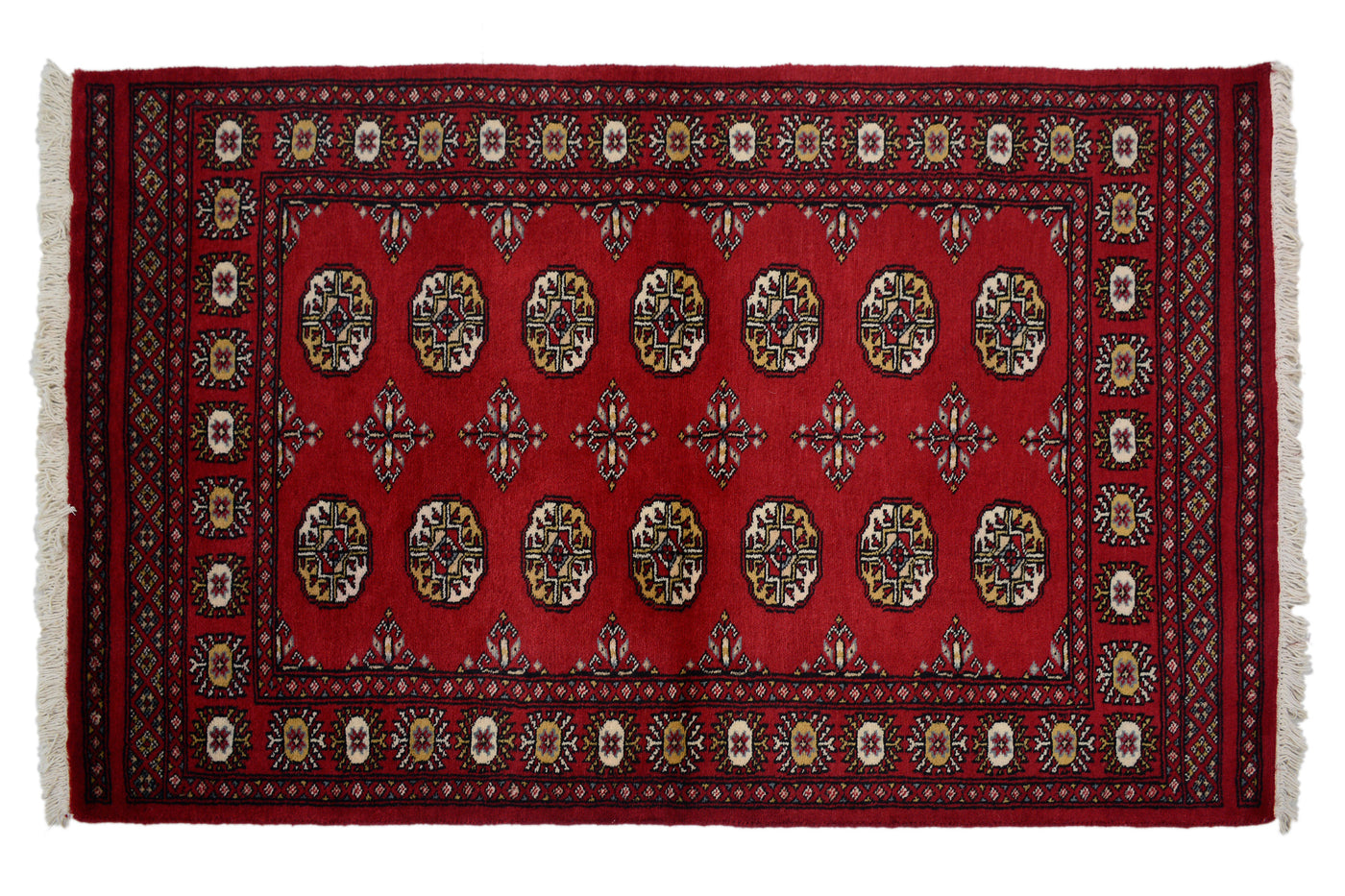 Bukhara Persian Rug – Sangria Emblem