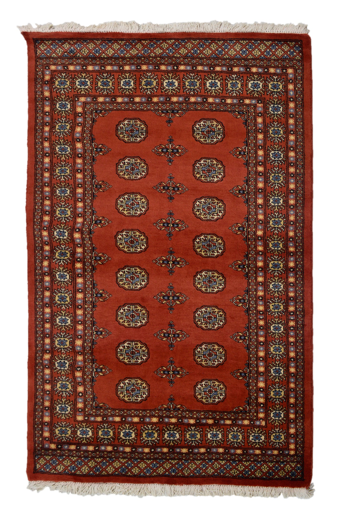Bukhara Persian Rug – Coral Diamond
