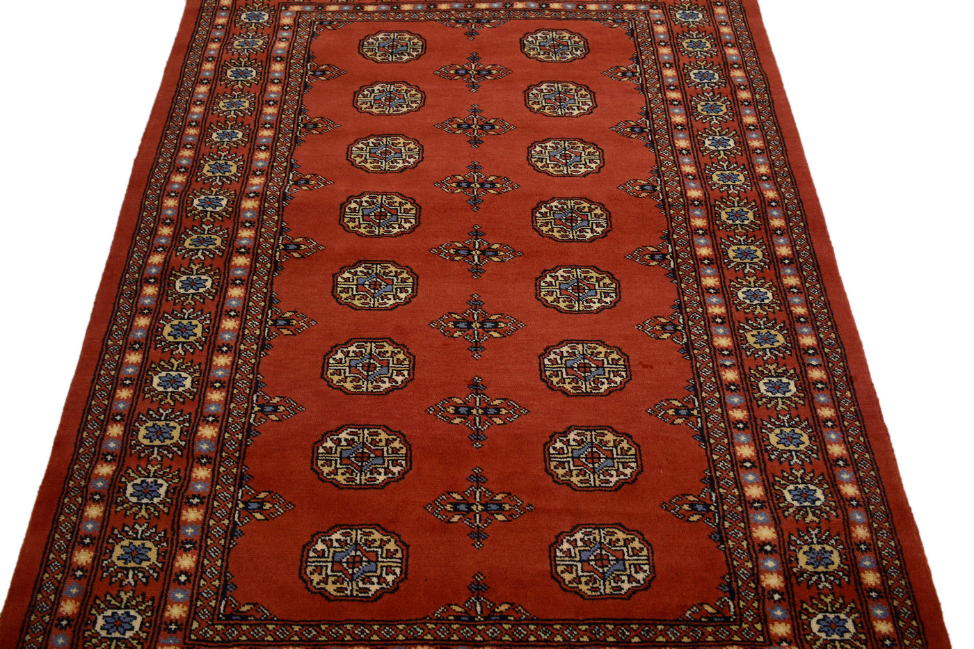 Bukhara Persian Rug – Coral Diamond