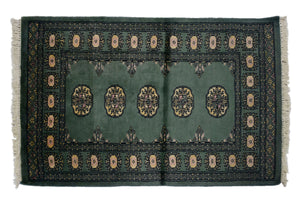 Bukhara Persian Rug, 80 x 129 cm