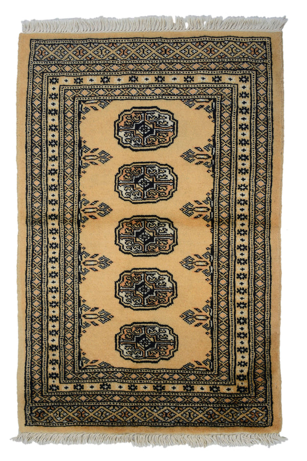 Bukhara Persian Rug, 65 x 99 cm