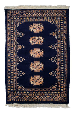 Bukhara Persian Rug, 65 x 92 cm (New Arrival)