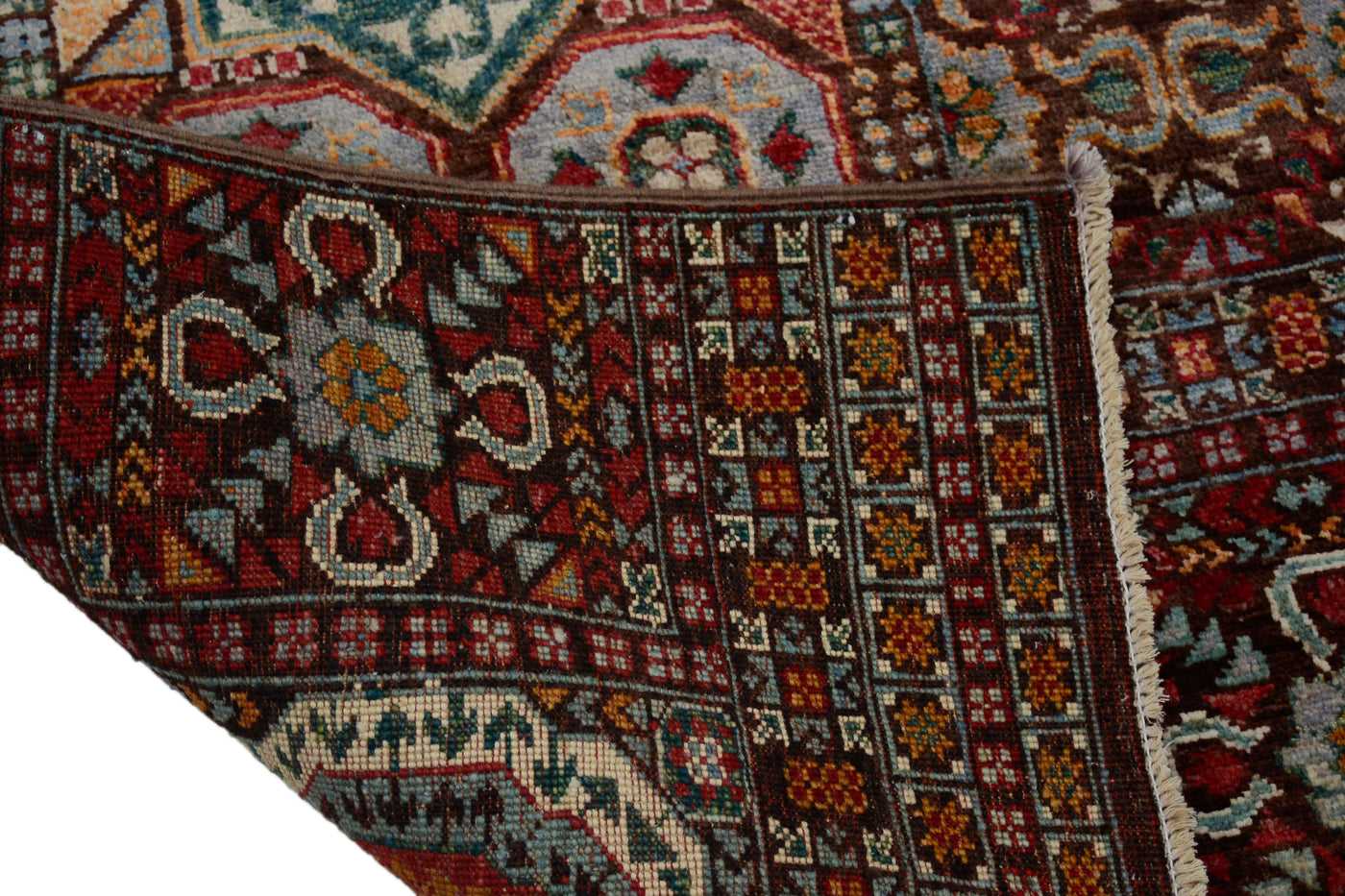 Mamluk Afghan Runner – Ocean Chevron