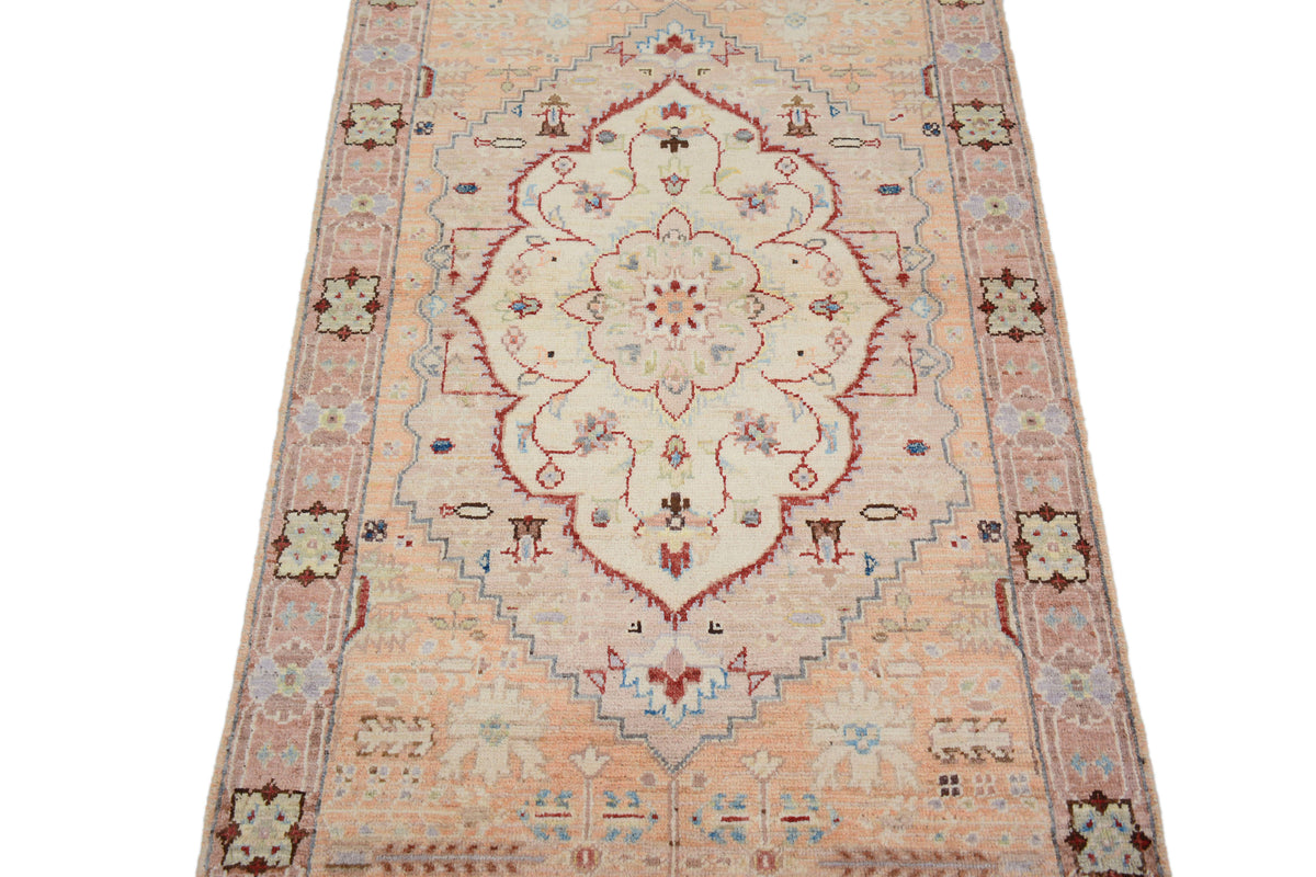 Chobi Afghan Rug – Bone Emblem