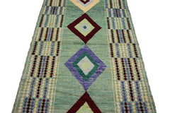 Hand Knotted Moroccan Style Rug, 110 x 193 cm