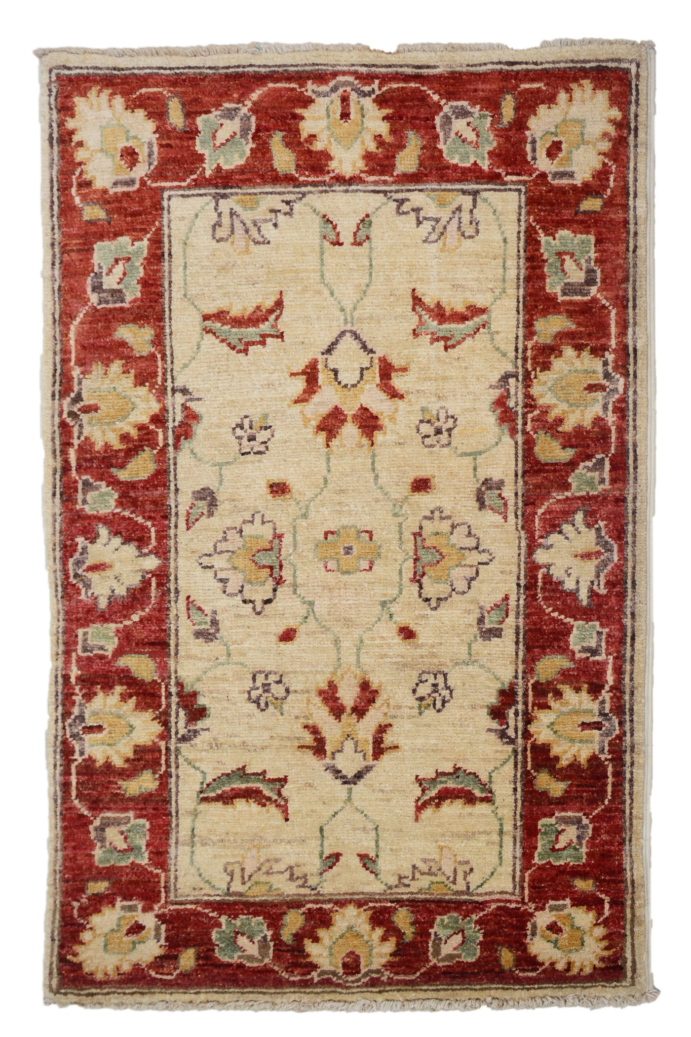 Chobi Afghan Rug – Pebble Laurel
