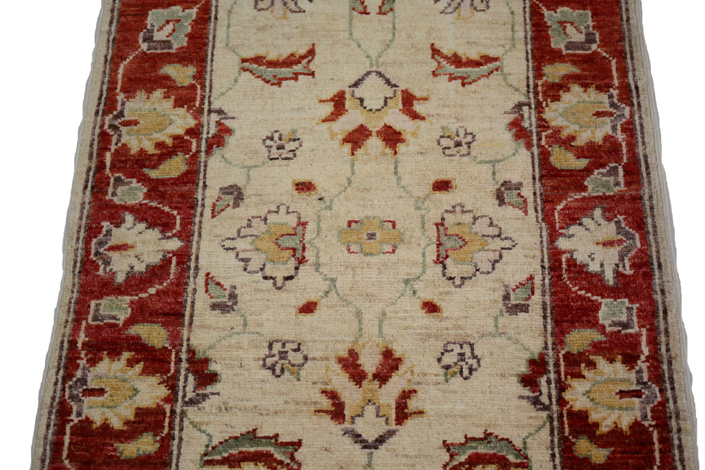 Chobi Afghan Rug – Pebble Laurel
