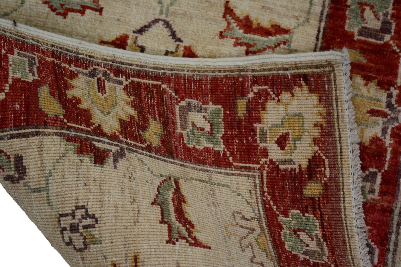 Chobi Afghan Rug – Pebble Laurel