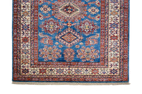 Super Kazak Afghan Rug – Sapphire Emblem