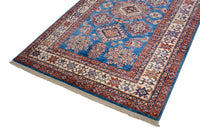 Super Kazak Afghan Rug – Sapphire Emblem