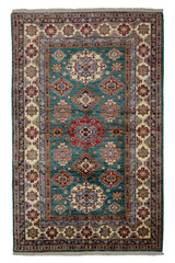 Afghan Super Kazak Rug, 120 x 174 cm (New Arrival)