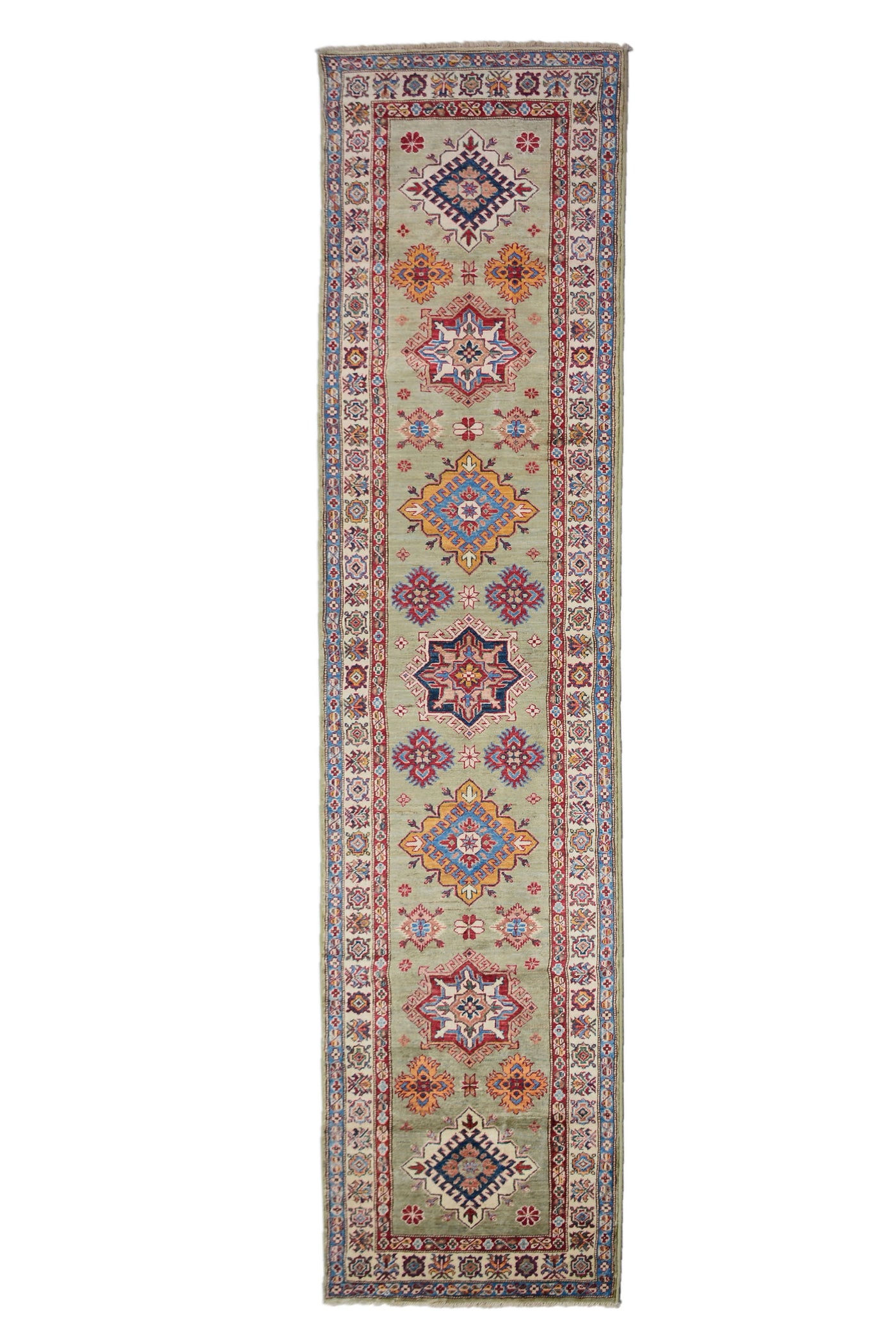 Kazak Afghan Runner – Jade Prism