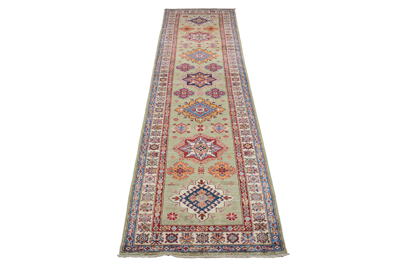 Kazak Afghan Runner – Jade Prism