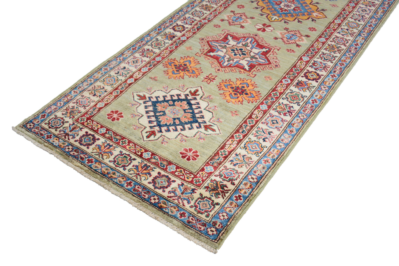 Kazak Afghan Runner – Jade Prism