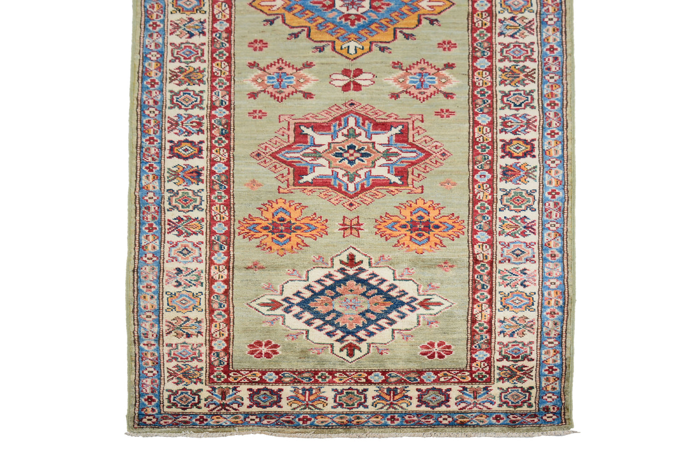 Kazak Afghan Runner – Jade Prism