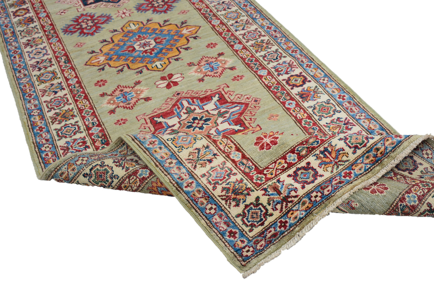 Kazak Afghan Runner – Jade Prism