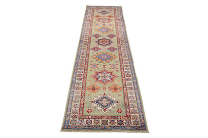 Afghan Kazak Runner, 82 x 311 cm (New Arrival)