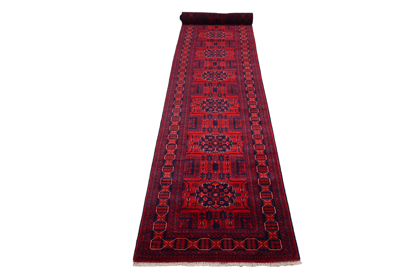 Khal Mohammadi Afghan Runner – Vermilion Keystone