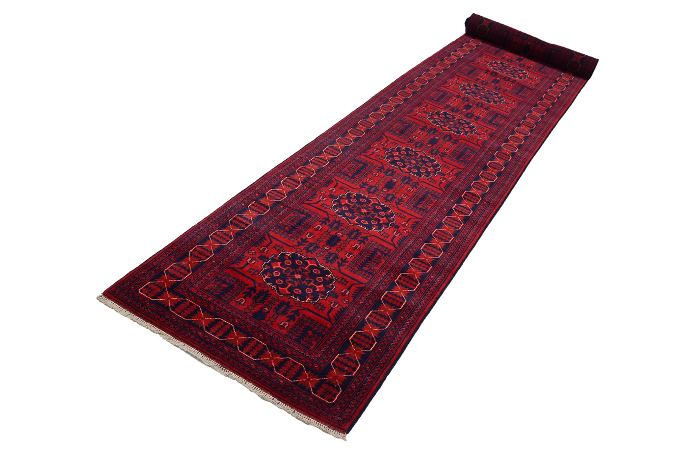 Khal Mohammadi Afghan Runner – Vermilion Keystone