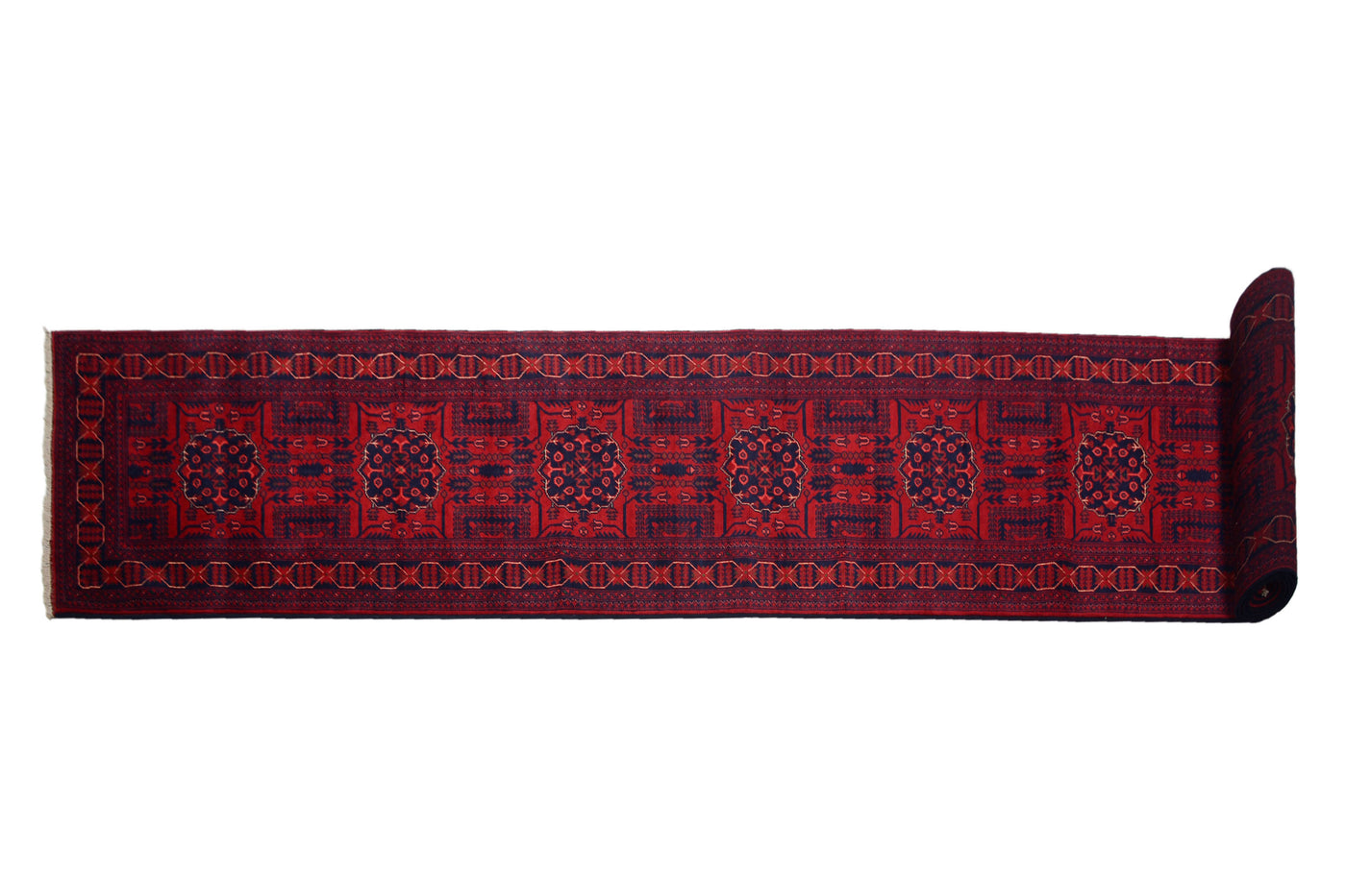 Khal Mohammadi Afghan Runner – Vermilion Keystone