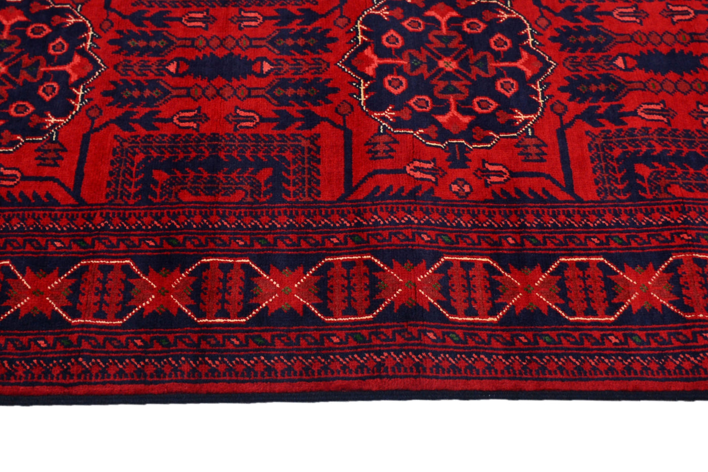 Khal Mohammadi Afghan Runner – Vermilion Keystone