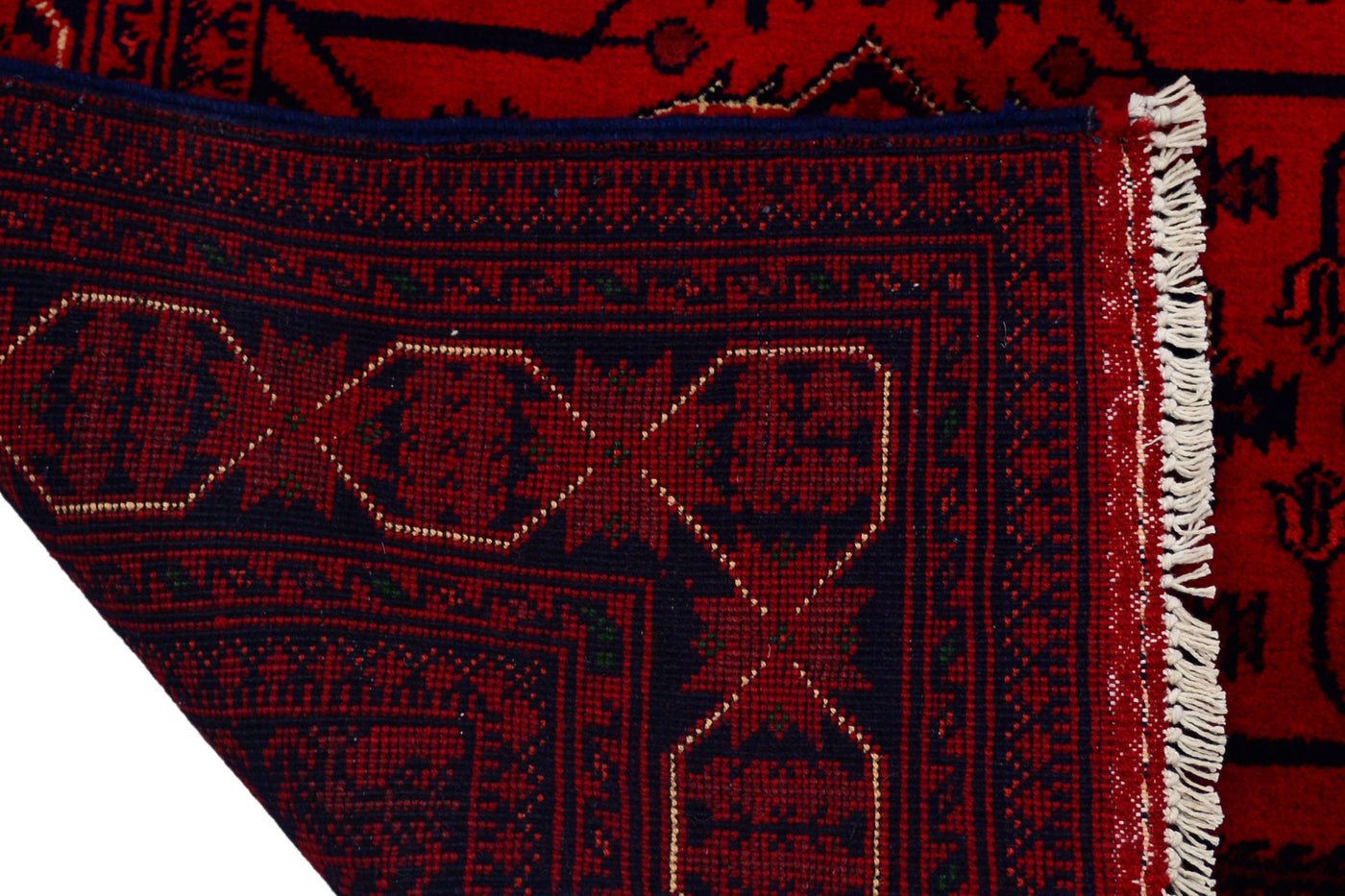 Khal Mohammadi Afghan Runner – Crimson Bands