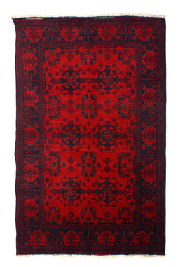Afghan Khal Mohammadi Rug, 100 x 146 cm (New Arrival)