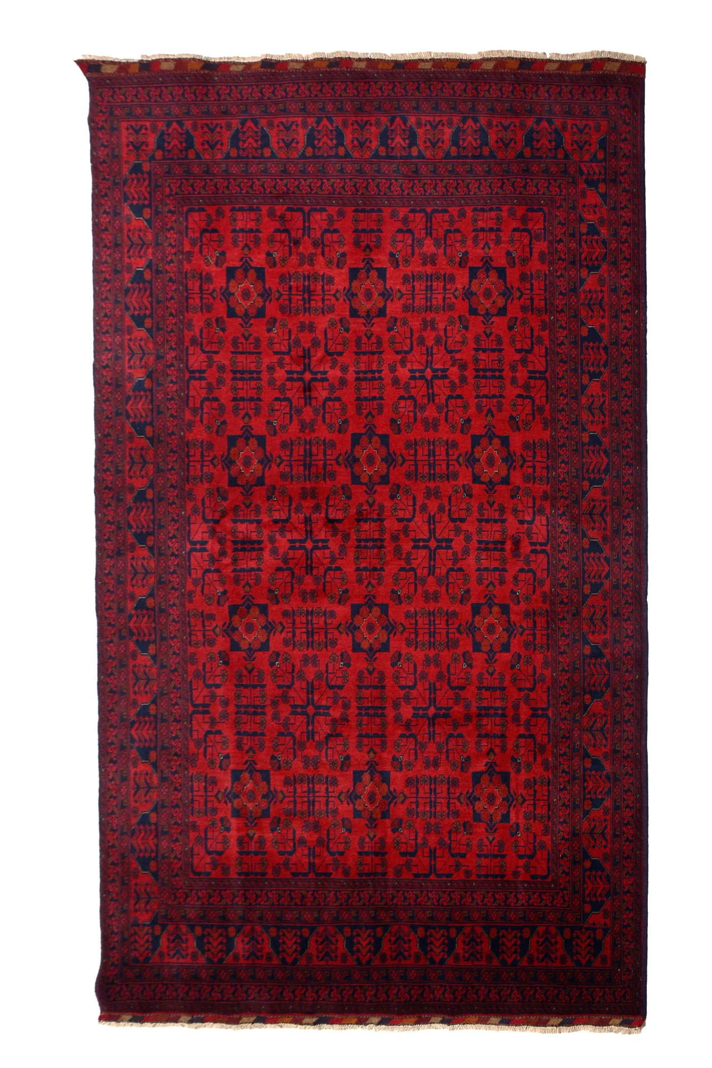 Khal Mohammadi Afghan Rug – Ember Diamond