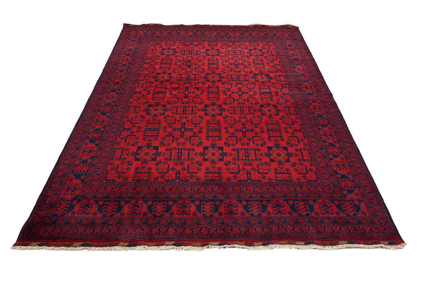 Khal Mohammadi Afghan Rug – Ember Diamond