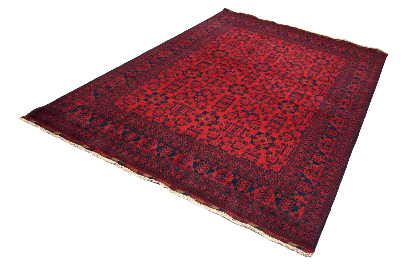 Khal Mohammadi Afghan Rug – Ember Diamond