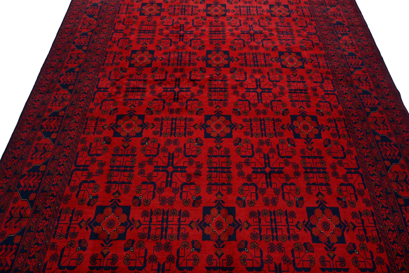 Khal Mohammadi Afghan Rug – Ember Diamond
