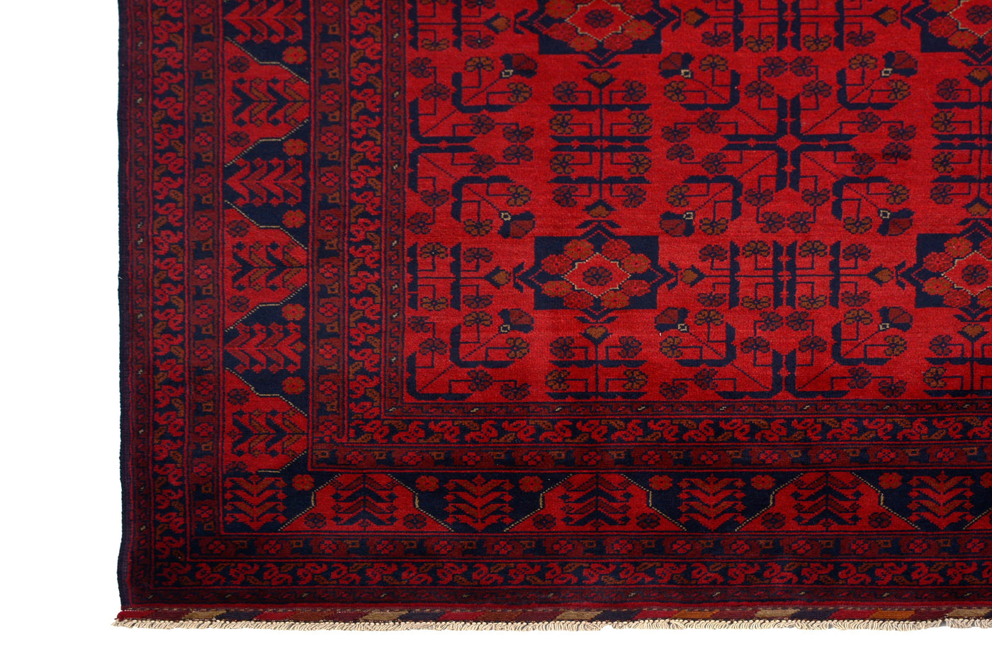 Khal Mohammadi Afghan Rug – Ember Diamond