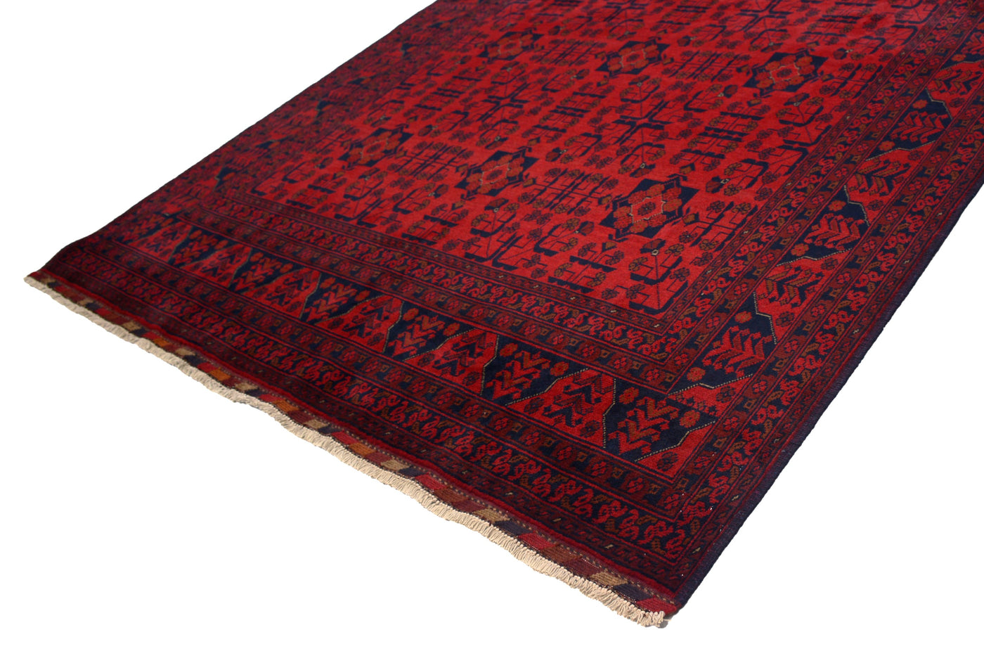 Khal Mohammadi Afghan Rug – Ember Diamond