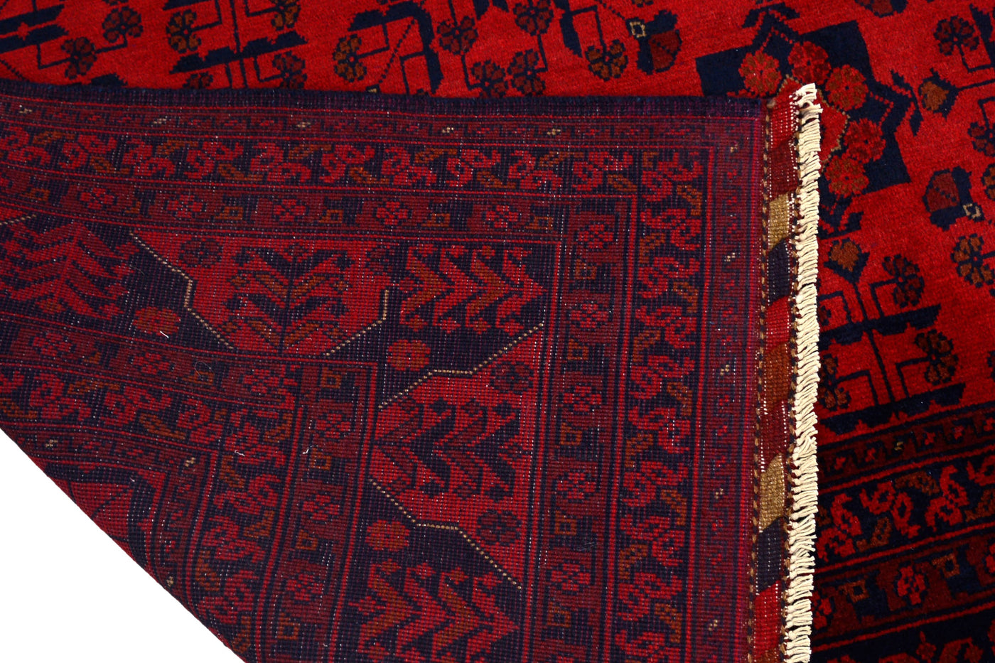 Khal Mohammadi Afghan Rug – Ember Diamond