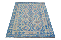 Hand-woven Afghan Kilim Rug, 127 x 170 cm