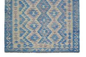 Hand-woven Afghan Kilim Rug, 127 x 170 cm