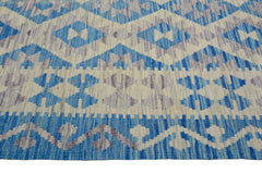Hand-woven Afghan Kilim Rug, 122 x 170 cm