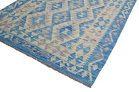 Hand-woven Afghan Kilim Rug, 122 x 170 cm