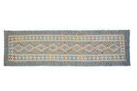 Hand-woven Afghan Kilim Runner, 86 x 296 cm