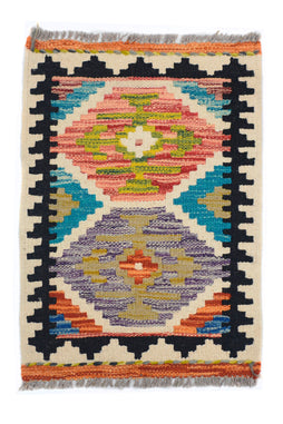 Mini Kilim Rug Mat, 41 x 52 cm