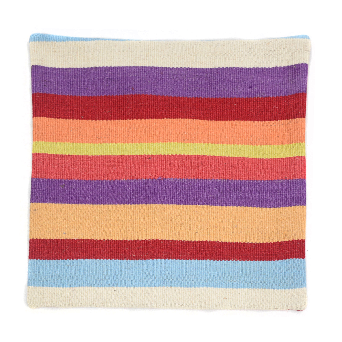 Chobi Kilim Cushion Cover – Ruby Stripe