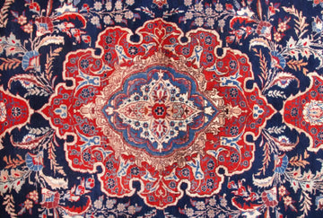 Kashmar Persian Rug, 290 x 395 cm hand knotted vintage wool