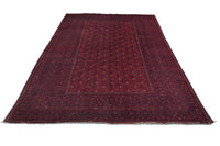 Biljik Afghan Rug – Crimson Shadow